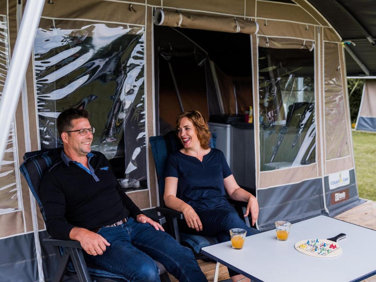 Nice Tent Lodge On A Campsite, Bordering The Forest, Luxembourg At 27 Km Medernach Exteriér fotografie