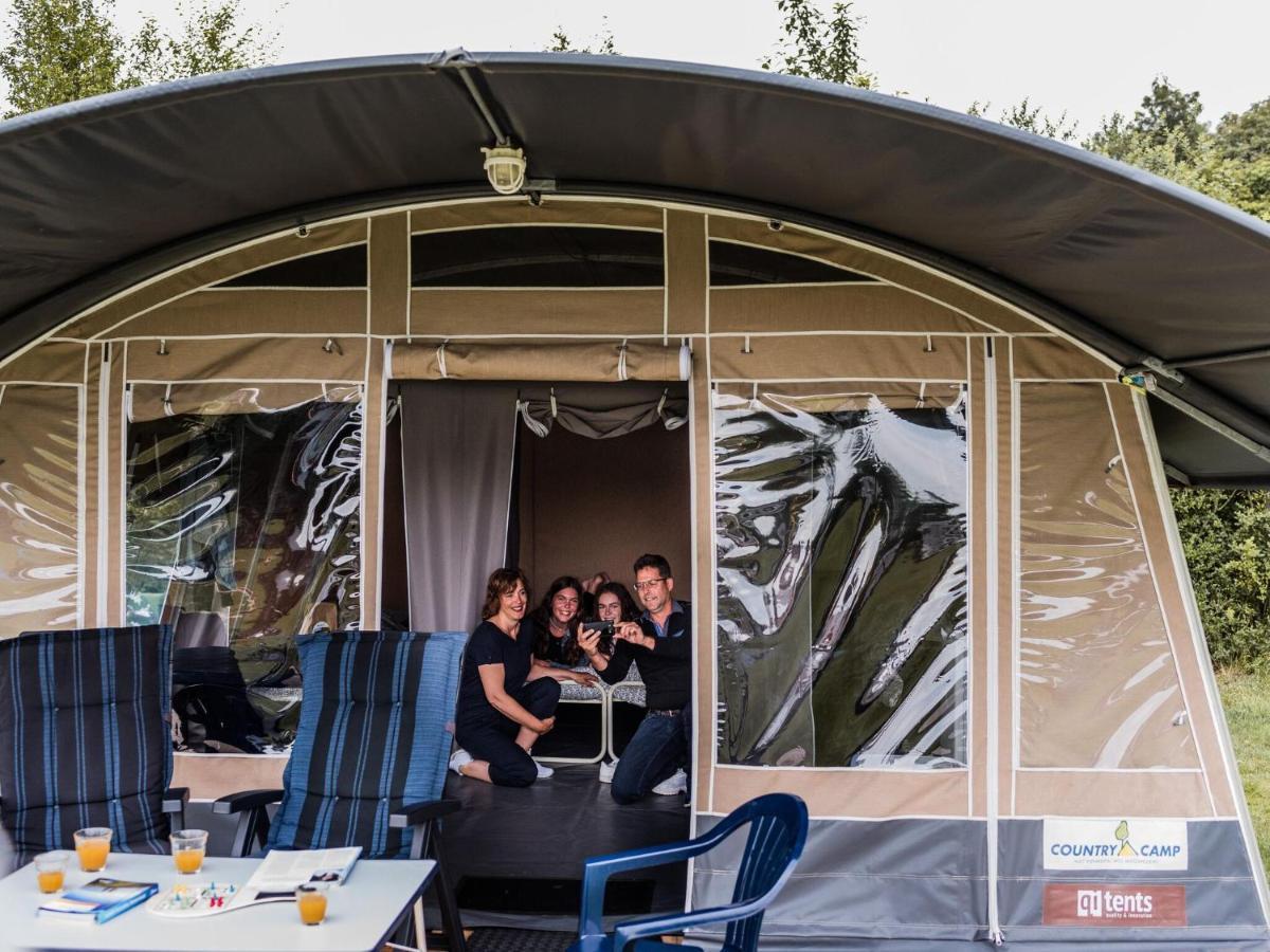 Nice Tent Lodge On A Campsite, Bordering The Forest, Luxembourg At 27 Km Medernach Exteriér fotografie